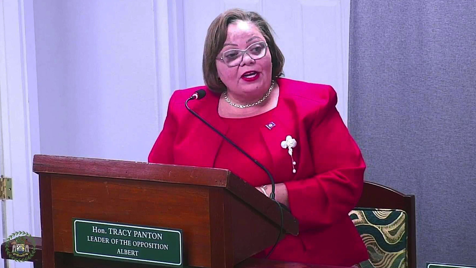 Leader of the Opposition Raises Concern Over Port